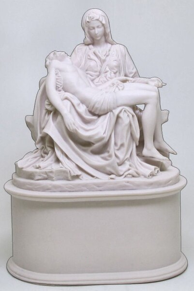 Pieta Urn Statue by Michelangelo Replica for Ashes
